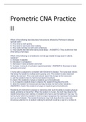 Exam (elaborations) Prometric CNA Practise 