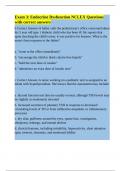 Exam 3: Endocrine Dysfunction NCLEX Questions with correct answers