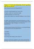 Chapter 47: Endocrine Dysfunction NCLEX questions with correct answers