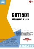 GRT1501 Assignment 1 2023