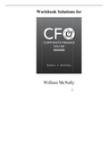 Corporate Finance Online, 2e Stanley Eakins, William McNally (Workbook Solution Manual)