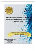 HRM2604 Assignment 5 (COMPLETE ANSWERS) Semester 2 2024 - DUE 29 October 2024; 100% TRUSTED Complete, trusted solutions and explanations