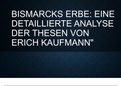 Bismarcks Erbe: Eine Analyse der politischen und sozialen Entwicklung Deutschlands - Von historischen Entwicklungen zu aktuellen Herausforderungen"?