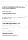 Community Nursing Exam Practice 2.0