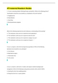 ATI maternal Newborn Retake/99 Questions and Answers/A+ Graded