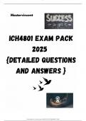 ICH4801 EXAM PACK 2025  {DETAILED QUESTIONS AND ANSWERS }