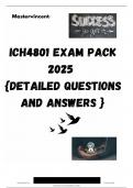 ICH4801 EXAM PACK 2025  {DETAILED QUESTIONS AND ANSWERS }