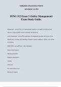 SENG 312 Exam 3 (Safety Management) Exam Study Guide