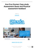 Ava Cruz 20 yr old i-Human Case study CC: Headache Assessment Quest and Physical assessment{ INCLUSIVE OF THE PROBLEM STATEMENT,DIAGNOSIS AND TEST RESULTS)