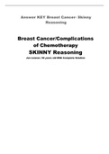 Breast Cancer/Complications of Chemotherapy SKINNY Reasoning Jan Leisner, 50 years old With Complete Solutio