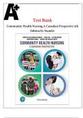 Test Bank Community Health Nursing A Canadian Perspective 5th Edition by Stamler Chapter 1-34 | All Chapters.