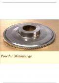 Powder Metallurgy Latest Review Update