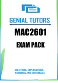 MAC2601 Exam Pack 2023