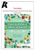 Test Bank Calculation of Drug Dosages 12th Edition Sheila Ogden, Linda Fluharty.