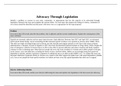 NRS 440VN Topic 4 Assignment; Advocacy Through Legislation Using Template