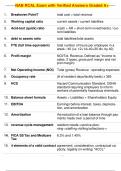 NAB RCAL Exam with Verified Answers Graded A+