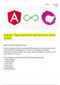 Angular - Ngrx Questions And Answers Latest Update