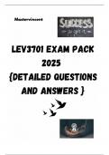 LEV3701 EXAM PACK 2025  {DETAILED QUESTIONS AND ANSWERS }