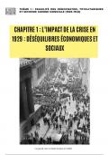 L’impact de la crise en 1929 _ déséquilibres économiques et sociaux