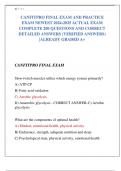 CANFITPRO FINAL EXAM AND PRACTICE  EXAM NEWEST 2024-2025 ACTUAL EXAM  COMPLETE 200 QUESTIONS AND CORRECT  DETAILED ANSWERS (VERIFIED ANSWERS)  |ALREADY GRADED A+