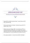 CPEN EXAM STUDY SET WITH GUARANTEED ACCURATE ANSWERS