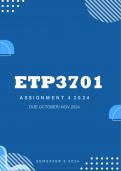 ETP3701 Assignment 4 Semester 2 2024