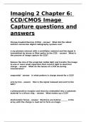 Imaging 2 Chapter 6 CCD CMOS Image Capture questions and answers