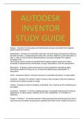 AUTODESK INVENTOR STUDY GUIDE