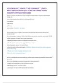 ATI COMMUNITY HEALTH // ATI COMMUNITY HEALTH  PROCTORED EXAM 60 QUESTIONS AND VERIFIED 100%  ACCURATE ANSWER//2024-2025 A nurse is assessing an outbreak of mumps among school aged children. Using the epidemiological  triangle, the nurse should recognize t