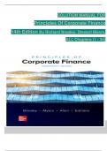 SOLUTION MANUAL FOR Principles Of Corporate Finance 14th Edition By Richard Brealey, Stewart Myers A+