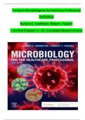 TEST BANK For Microbiology for the Healthcare Professional, 3rd Edition By Karin C. VanMeter, Robert J. Hubert, All Chapters 1 - 25, Complete A+ Guide