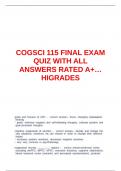 COGSCI 115 FINAL EXAM QUIZ WITH ALL ANSWERS RATED A+…HIGRADES