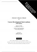 Test Bank For Career Development Interventions, 5th Edition by Spencer G. Niles, JoAnn E. Harris-Bowlsbey Chapter 1-15