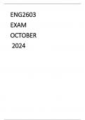 ENG2603 EXAM OCTOBER 2024