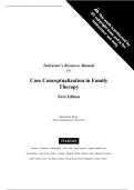 Solutions Manual and Test Bank for Case Conceptualization in Family Therapy, 1st edition by Michael D. Reiter, All Chapters