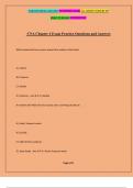 CNA Chapter 4 Exam Practice Questions and Answers