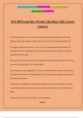 EES 002 Exam One: Practice Questions with Correct Answers Environmental science is: - Ans:-a comprehensive and integrated investigation of the physical, biological, and societal conditions through which we, and the rest of the planetary ecosystem, live Th