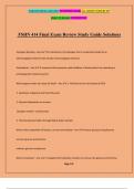 FSHN 414 Final Exam Review Study Guide Solutions