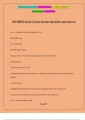 IM NBME Form 2 Exam Practice Questions and Answers