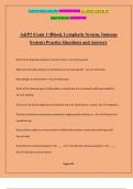 A&P2 Exam 1 (Blood, Lymphatic System, Immune System) Practice Questions and Answers