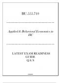 BU.555.710 (Applied & Behavioral Economics in HC) Latest Midterms Guide Q & S 20242025