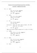 Solution Manual Chemistry for Environmental Engineering and Science Sawyer McCarty Parkin 5th edition - Updated 2024