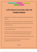 L1MA Missouri Exam Study Guide with Complete Solutions