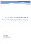 Profielwerkstuk: Stratificatie in Nederland