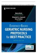 Test Bank- Evidence-Based Geriatric Nursing Protocols for Best Practice 7th Edition ( Marie Boltz ) All Chapters || Newest Edition