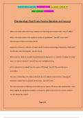 Pharmacology Final Exam Practice Questions and Answers