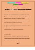 CrossFit L1 TEST STUDY Guide Solutions