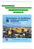 Solution Manual for Principles of Auditing and Other Assurance Services, 23rd Edition 2024, by Ray Whittington, Kurt Pany, All Chapters 1 - 21, Complete Newest Version