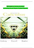 TEST BANK for Calculus 9th Edition by Varberg, Purcell and Rigdon, all Chapters covered ISBN: 9780131429246