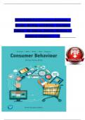 TEST BANK For Consumer Behaviour: Buying, Having, and Being, Canadian Edition, 9th Edition, by Michael R. Solomon all Chapters 1-15 ISBN: 9780273755883